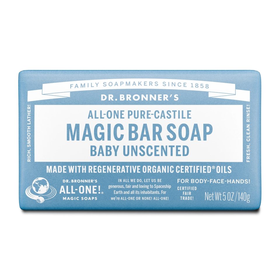 Unscented - Pure-Castile Magic Bar Soap