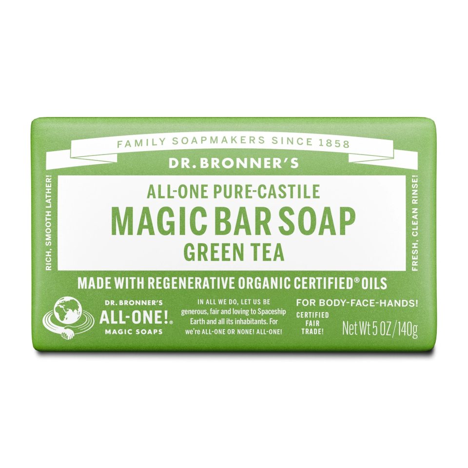 Green Tea - Pure-Castile Magic Bar Soap