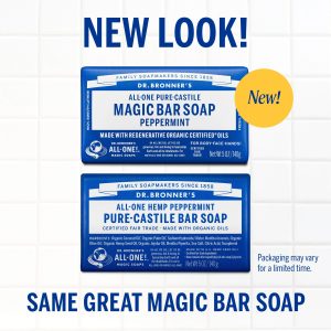 Peppermint – Pure-Castile Magic Bar Soap