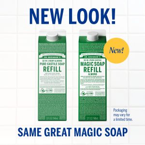 Almond – Pure-Castile Magic Soap Refill