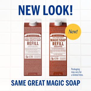 Peppermint – Pure-Castile Magic Soap Refill