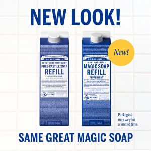 Peppermint – Pure-Castile Magic Soap Refill