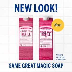 Rose – Pure-Castile Magic Soap Refill